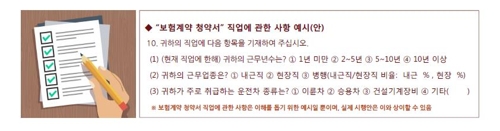 금감원, 보험사 특정직업 보험가입 거절 관행에 제동