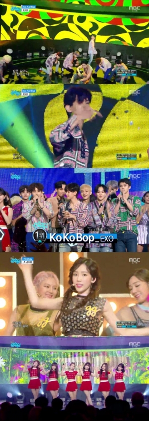 &#39;음중&#39; 엑소 1위, &#39;코코밥&#39;으로 11관왕...소녀시대 컴백·위키미키 데뷔