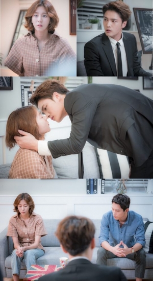 &#39;맨홀&#39; 김재중·유이·장미관, 기묘한 삼자대면 포착..러브라인 향?은?