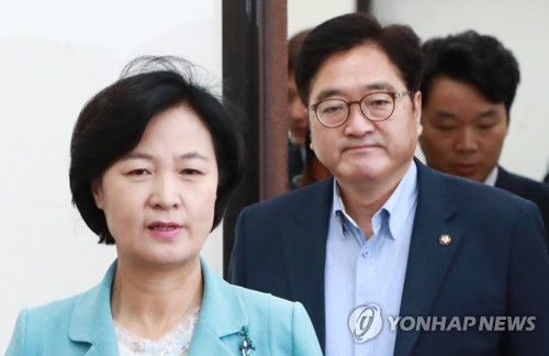 추미애-국민의당, 연일 날선 공방…'장군멍군' 신경전