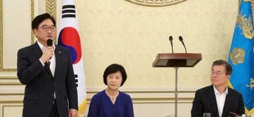 추미애 "여당 입법과제 막중책임"… 우원식 "개혁·입법·예산 힘있게 추진"