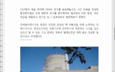 "정부 탈핵정책 비판 문서로 위장한 악성코드 유포돼"