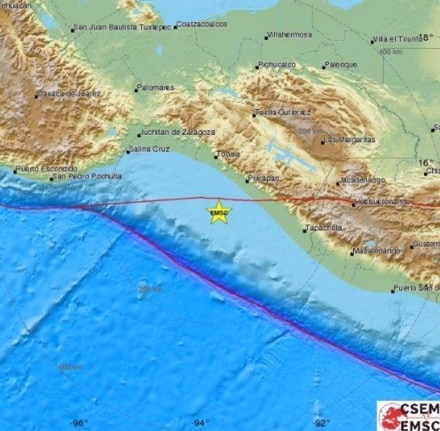 멕시코서 규모 8.0 강진… "위험한 쓰나미 발생 가능성"