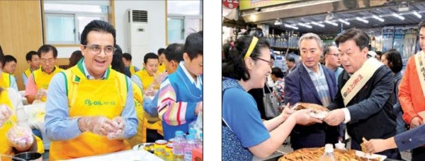전통시장 돕기·송편나누기…재계, 추석맞이 자원봉사 활동