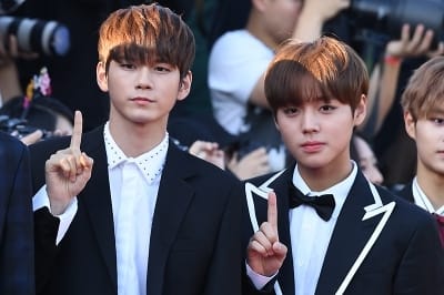  워너원 옹성우-박지훈, '서로 다른 매력~' (소리바다 어워즈)