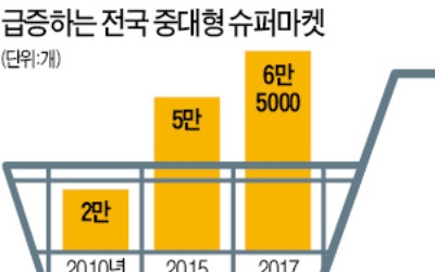 대형마트 발 묶인 7년…중형마트가 '골목대장'