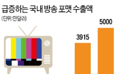 '신한류' K포맷, 수출 50배↑