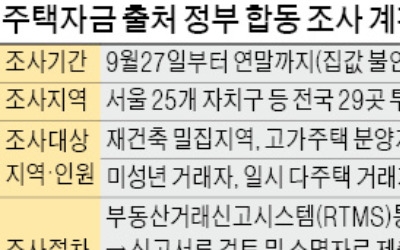 서울 전역·세종·과천 등 재건축 단지 우선 조사