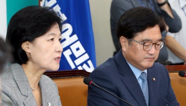 추미애 , 한미 정상 "완전하고 불가역적인 비핵화 공동 목적 확인"