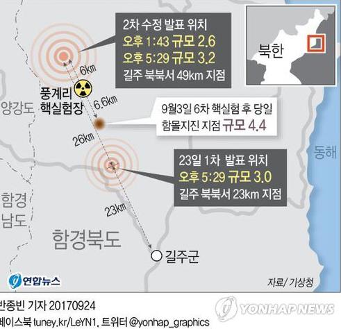 기상청 北지진 또 '뒷북'… 9시간만에 '2번 발생' 확인·위치도 수정