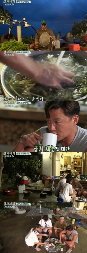 &#39;삼시세끼&#39; 에릭, 감자탕도 성공적..못하는 게 없다