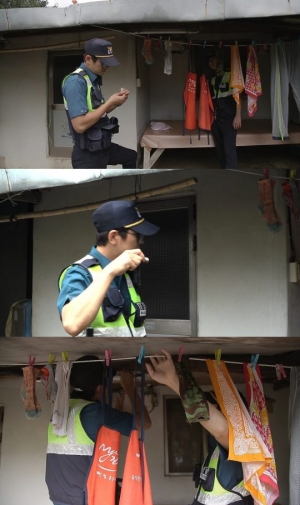 &#39;시골경찰&#39; 최민용, 고장난 형광등 고치는 &#39;용가이버&#39;로 활약