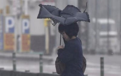 태풍 탈림 일본 열도 강타… 78만명 대피령·정전·항공기 결항