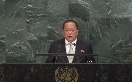 여야, 北리용호 유엔연설에 "전세계 향한 협박" 한목소리 비판
