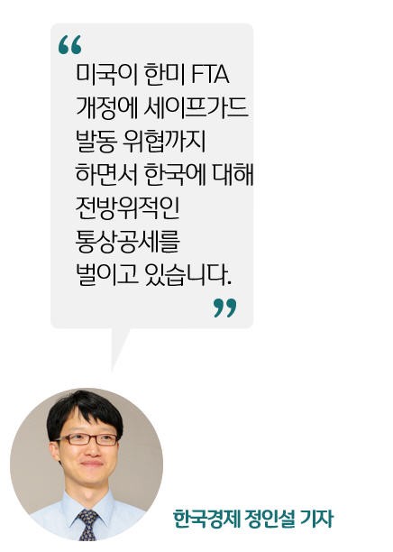 [정인설의 뉴스 브리핑] 美, 한미 FTA 재협상에 세이프가드 위협…의도는?