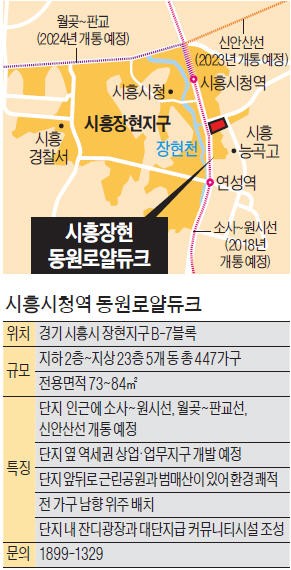 [시선집중! 이 아파트] 시흥시청역 동원로얄듀크, 시흥 노른자 땅에 위치한 '트리플 역세권' 단지