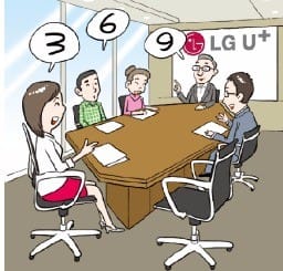 LG유플러스 회의실선 매일 3·6·9 게임?