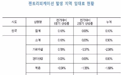 성수동 카페거리 임대료 상승률 1위… 젠트리피케이션 현상 가장 빨라