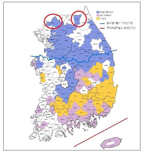 "소나무재선충병, 민통선 가까이 확산… 북한으로 번질 우려"