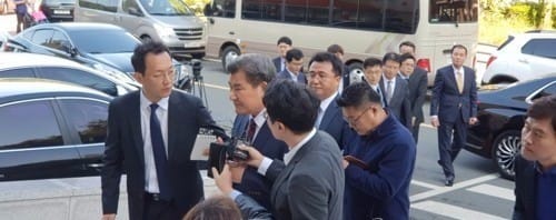비자금 조성 혐의 박인규 대구은행장 경찰 출두