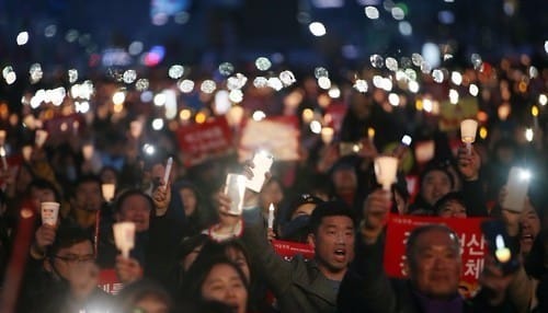 1000만 촛불, 독일 에버트인권상 받아… 박근혜퇴진행동 대리수상