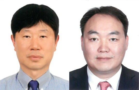 왼쪽부터 이선욱 전무, 정웅제 상무