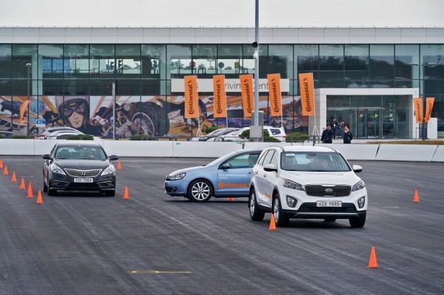 독일 자동차부품 제조업체 콘티넨탈이 지난 6일 인천 영종도 BMW 드라이빙센터에서 연 ‘테크 라이드’ 행사 / 사진=콘티넨탈 코리아