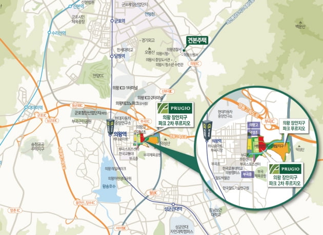 [주말 모델하우스]완판 대열 합류할까 '의왕 장안지구 파크 2차 푸르지오'