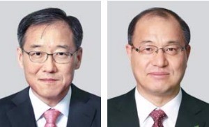 주영걸 사장(왼쪽), 공기영 사장