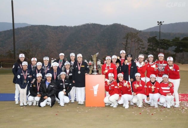 [포토] Team LPGA와 Team KLPGA 기념촬영