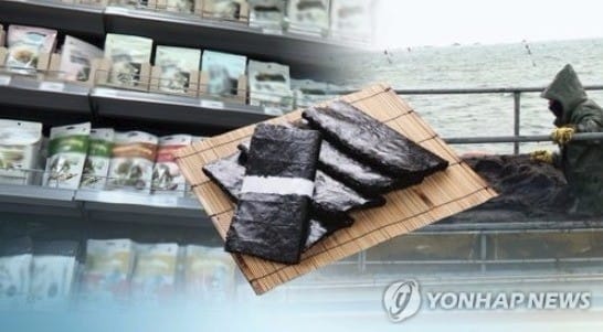 김 수출액 '사상 최고' 5억달러 돌파 임박…중국 수출 미국 제쳐