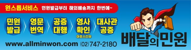 한국통합민원센터의 업무 프로세스.