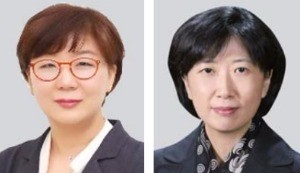 류혜정 LG전자 전무(왼쪽), 조혜성 LG화학 전무