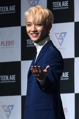  세븐틴 조슈아, '여심 저격 미소'