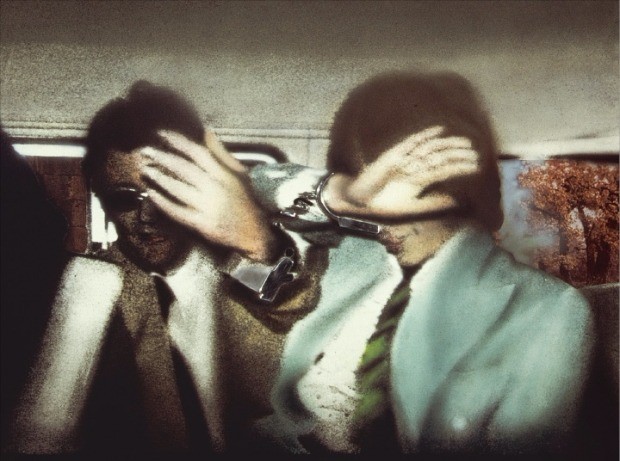 국립현대미술관 과천관에 전시된 리처드 해밀턴의 1967년작 ‘징벌하는 런던’. 