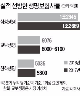 생보사 3분기 '실적 선방'…보장성 보험이 견인