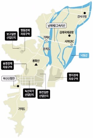 항만·공항·철도 '삼각 인프라'… 변방 농어촌이 부산 최대 산업단지로