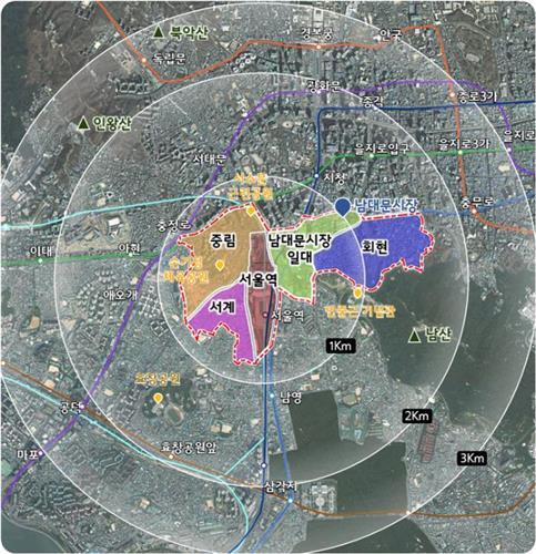 서울로 7017, 서울역 민자역사 옥상으로 연결한다