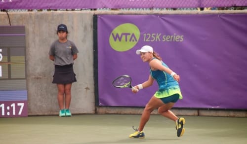 장수정, 한국 선수로 11년 10개월 만에 WTA 결승 진출