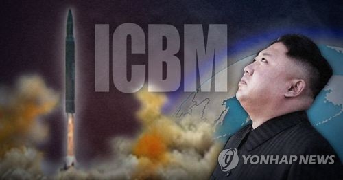 합참 "北미사일, 화성-14형 계열 장거리탄도미사일 추정"