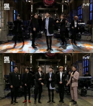 &#39;SNL9&#39; 슈퍼주니어, 등장부터 예능감 폭발… &#39;17금 방송&#39; 예고