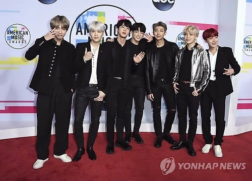 방탄소년단 '아메리칸 뮤직 어워즈' 입성… "팬들 덕분"