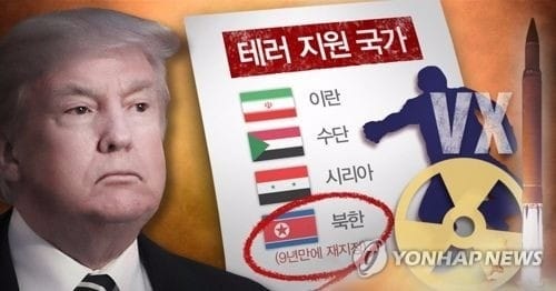 중국 매체들, 北 테러지원국 재지정 촉각… "북핵문제 해결난항" 우려