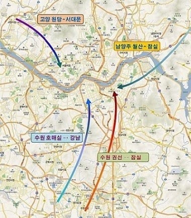 고양·남양주·수원서 서울 오가는 M-버스 4개 노선 신설 / 국토부 제공