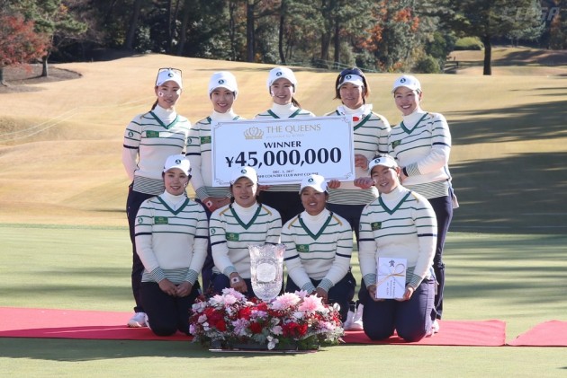 [포토] 더 퀸즈 대회 우승 Team JLPGA 