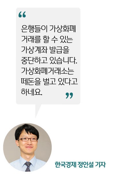 [정인설의 뉴스 브리핑] 은행들, 비트코인 등 거래하는 가상계좌 발급 중단 규제