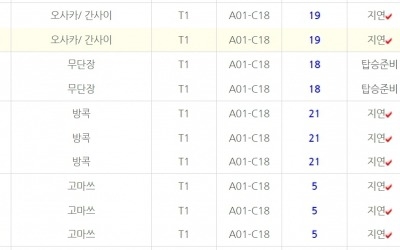 인천공항 짙은 안개…운항 차질에 승객들 분통