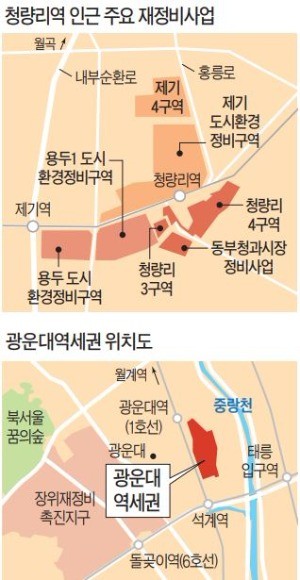 경강선 개통·분당선 호재… 청량리가 달린다