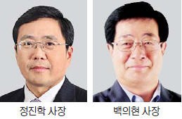 정진학 동양·백의현 한일합섬 사장