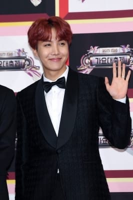  방탄소년단 제이홉, '월드스타의 미소~'(KBS 가요대축제)